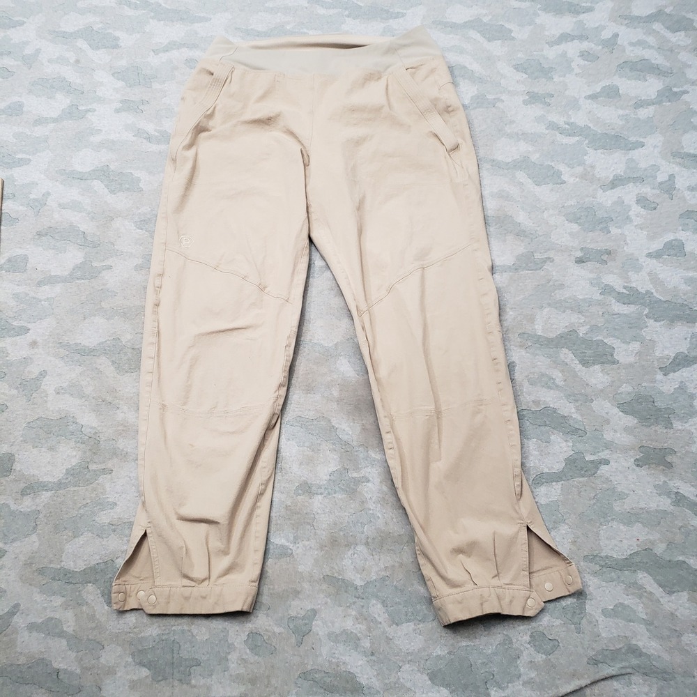 Patagonia Pants Womens 12 Tan Caliza Rock Climbing Hiking Pull On Outdoors